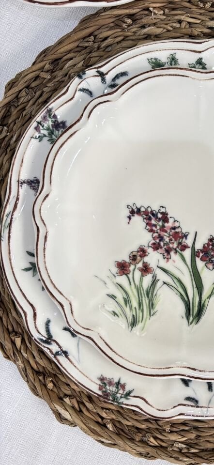 24 Parça Porselen Yemek Takımı