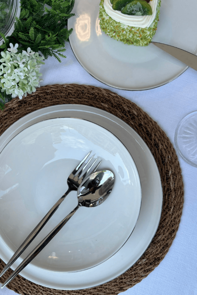 Elif Porselen Yemek Takımı 24 Parça 6 Kişilik