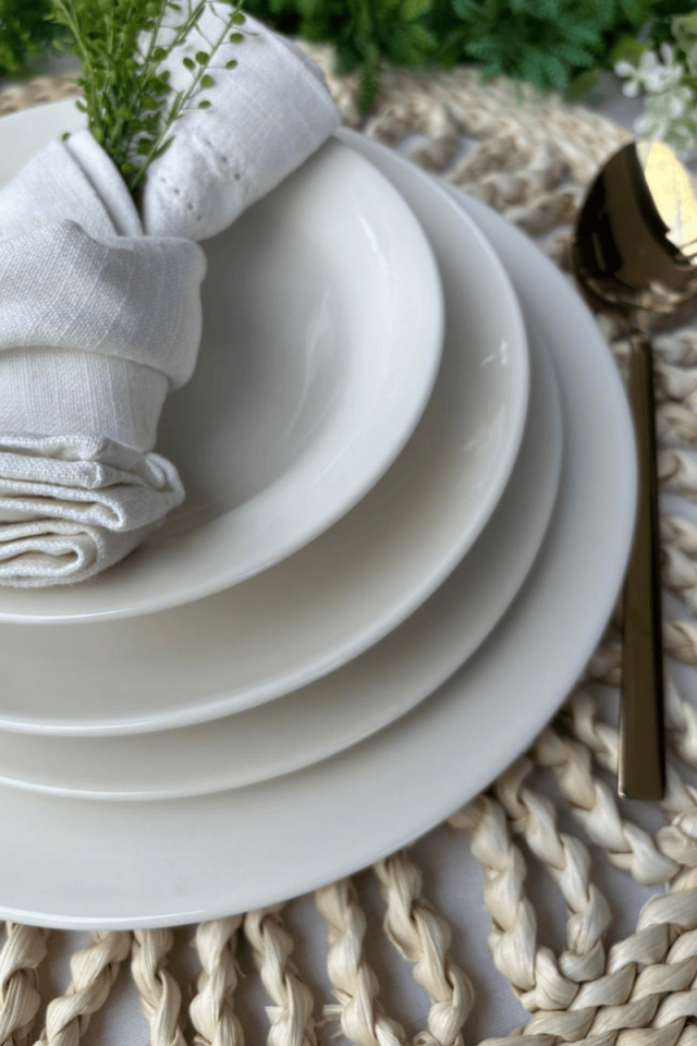 Soft  Porselen Yemek Takımı-6 Kişilik 24 Parça