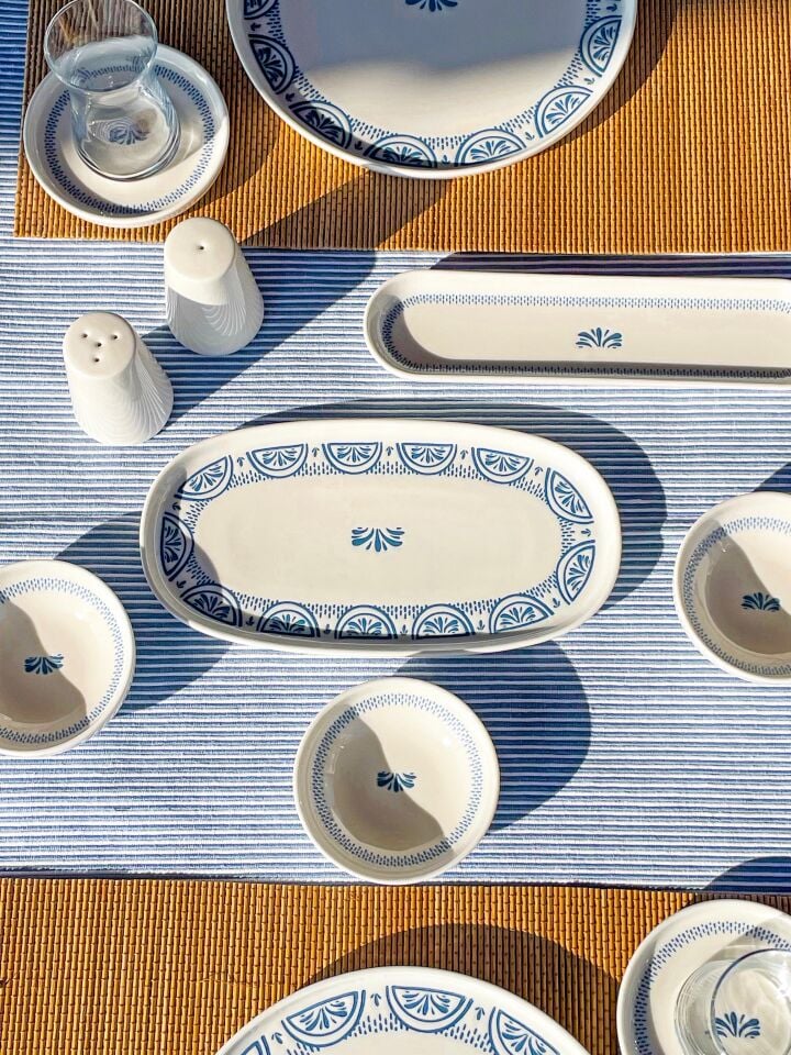 Clam 6 Kişilik 28 Parça Porselen Kahvaltı Seti