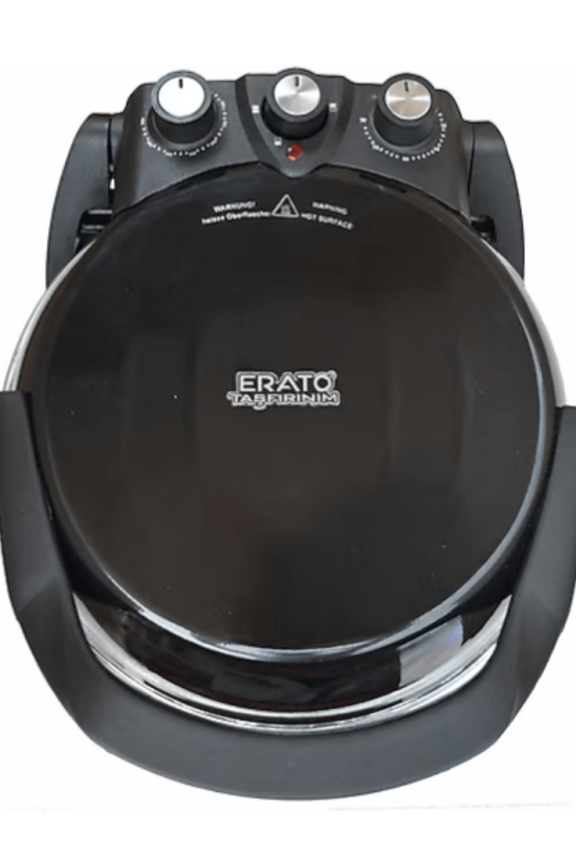 Erato Taş Fırın Pizza Lahmacun Makinesi-Siyah Renk