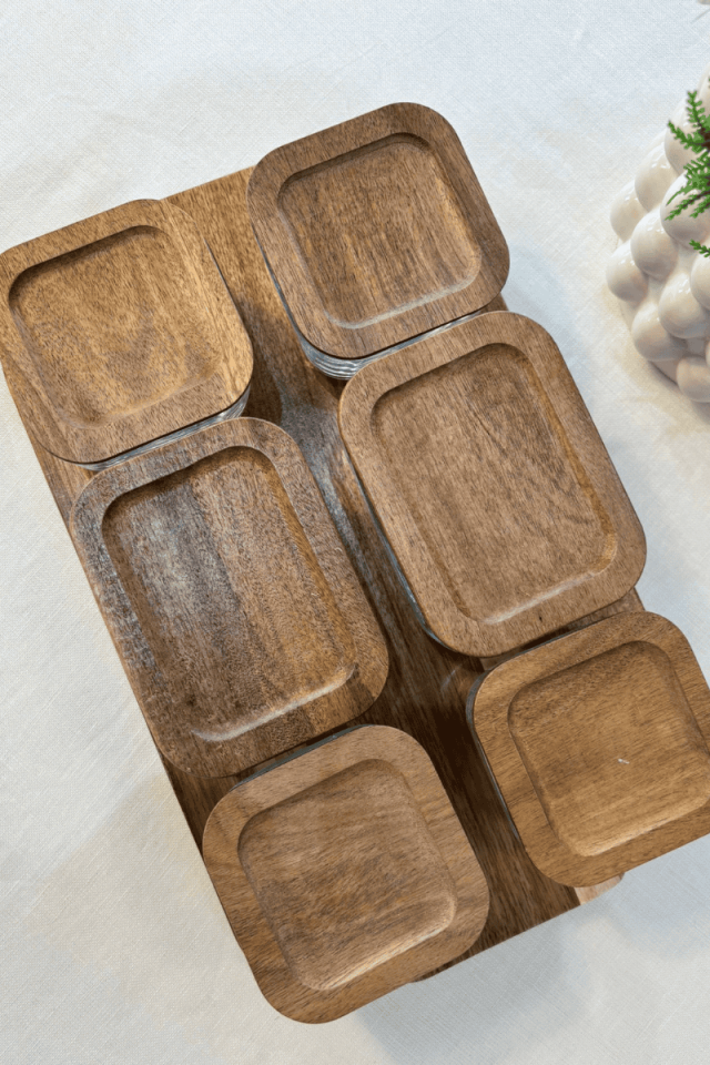 Mien Akasya Kahvaltı Seti Tepsili 7 Parça Vakum Kapaklı