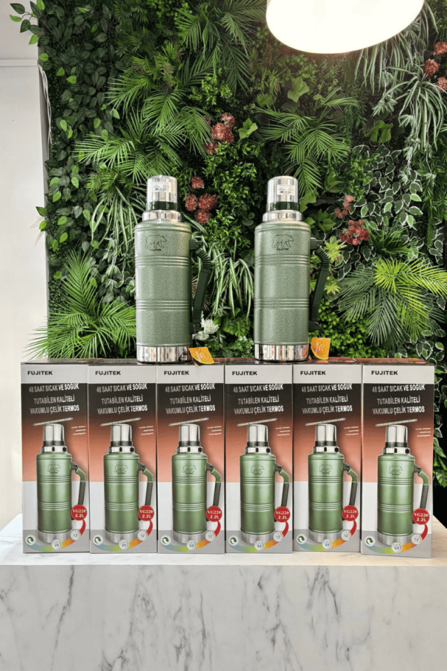Fujitek Vakumlu Çelik  Termos 2,2 LT
