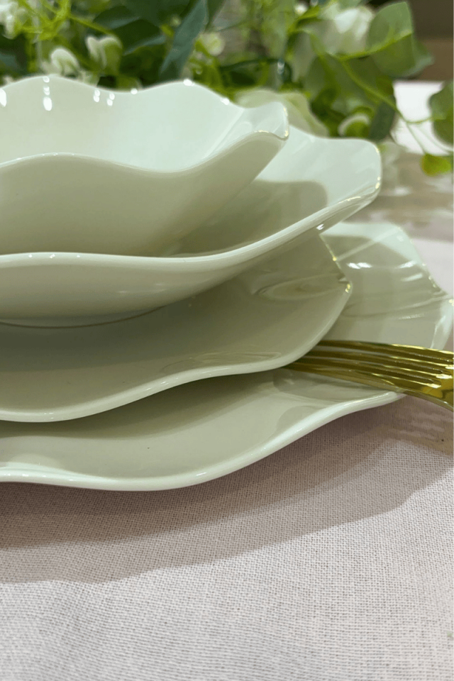 Sare 6 Kişilik Yemek Takımı Porselen 24 Parça