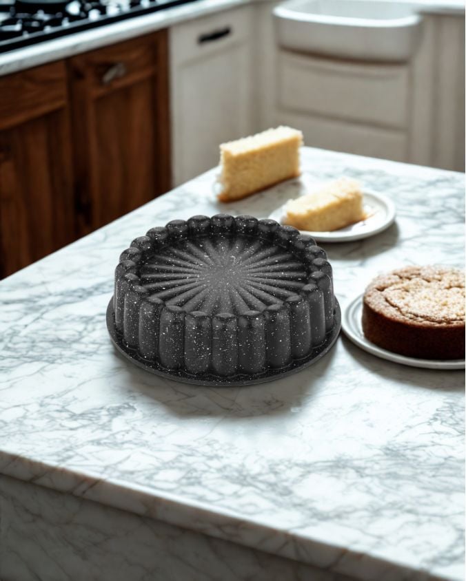 Döküm Tart & Kek Kalıbı Papatya Model -26 cm