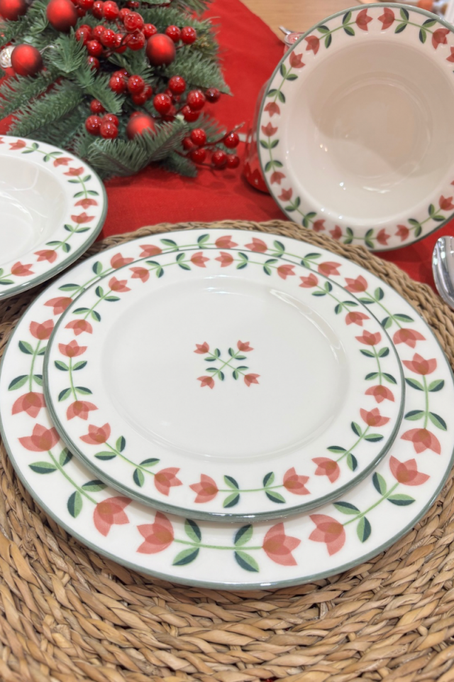 Lalezar Yemek Takımı 24 Parça Porselen